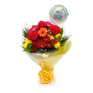 It's A Boy Balloon & Beauty Blooms