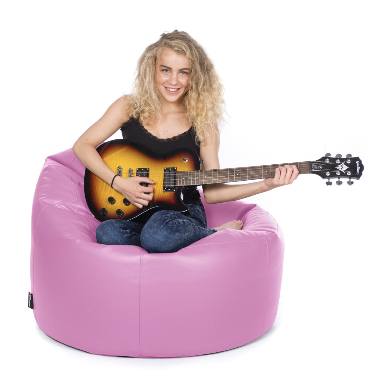 faux leather bean bag chair pink 1.jpg