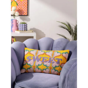 Heya Home Cushion Sweet Rectangle Knitted Multicoloured 30x50cm