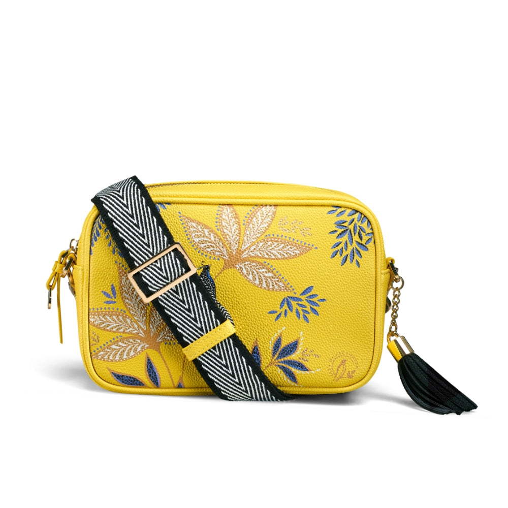 Sara Miller Camera Crossbody Bag – Botanic Yellow