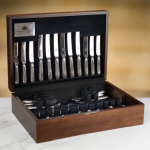 Arthur Price of England Titanic Silver Plated Luxury 44pc 6 Person Cutlery Set