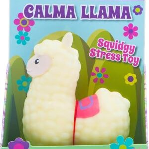 Boxer Gifts Calma Llama Stress Toy - Squishy Fidget Toys & Stress Balls For Adults - Helps With Anxiety Relief - Office Desk Toy Fun Stocking Filler Gifts For Women - Colleagues Secret Santa Gift