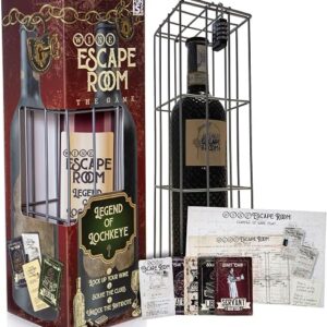 Boxer Gifts Wine Escape Room Game-Bottle Puzzle Box For Adults-Unusual Fun Gifts For Men & Women-Unique, Black