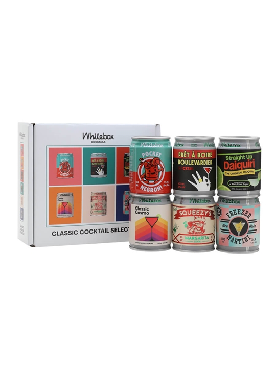 Classic Cocktail Selection Box / 6 Cans / Whitebox