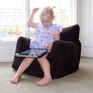 Corduroy Kids Armchair Bean Bag