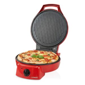 Melissa Retro Electric Pizza Maker & Tabletop Grill (Red)