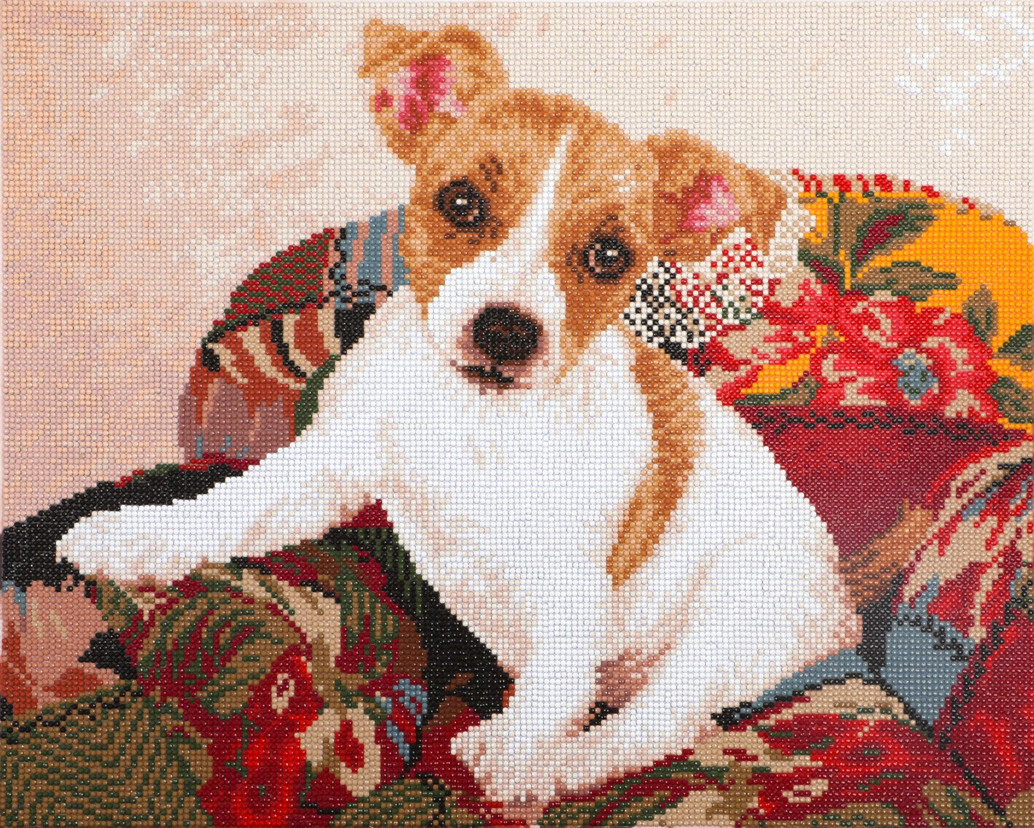 Diamond Dotz Patchwork Pup Diamond Painting Kit