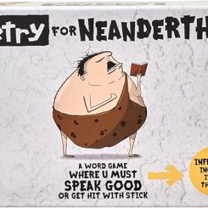Exploding Kittens - Poetry for Neanderthals - Competitive Word Guessing Game - Party Game, Ideal for Family Night, Kid and Adult, 2+ Players, Ages 7+, 15 Minutes to Play