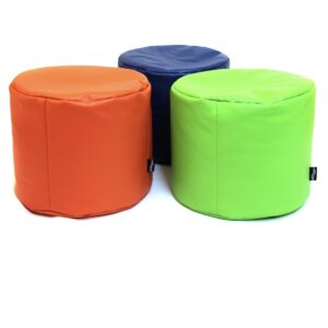 Faux Leather Stool Bean Bag