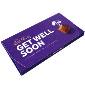 Cadbury Dairy Milk Get Well Soon Chocolate Bar with Gift Envelope 110g