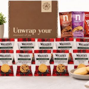 Gluten Free Biscuits Hamper - Contains 13x items (29xTotal). Gluten Free Walkers Shortbread & Nairn’s Biscuit Breaks. Coeliac Gifts Set. Suitable Present For Celiacs or Anyone Following A GF Diet.