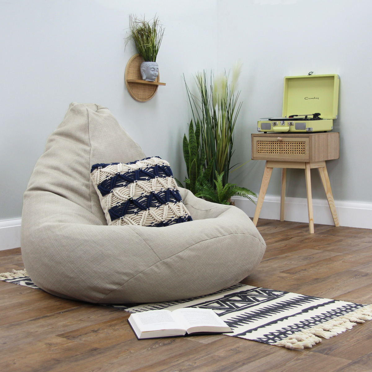 Luxury Chenille Hi-Back Gamer Bean Bag