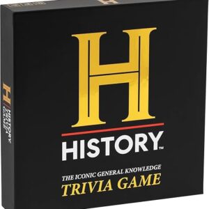 HISTORY Channel Trivia Game – 2000+ General Knowledge Questions | Official HISTORY Channel Trivia Card Game & Party Game for Adults, Families & Board Game Night – Great Gift for Dad & History Buffs