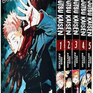 Jujutsu Kaisen Series Vol 1-5 Books Collection Set By Gege Akutami