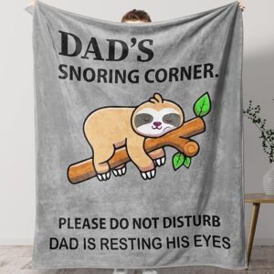 KAAYEE Fathers Day Dad Blanket Gifts, Gift for Dad on Father's Day Birthday Christmas Valentines Easter, Retirement Thank You Presents for Daddy