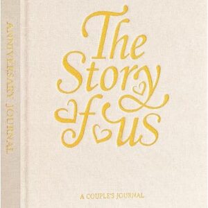 Lanpn Wedding Anniversary Journal - The Story of Us, Linen Dating 1st to 70th Wedding Scrapbook Couple Memory Book, 190 Pages Love Stories Notebook Marriage Newlywed Bridal Shower Gift, Beige