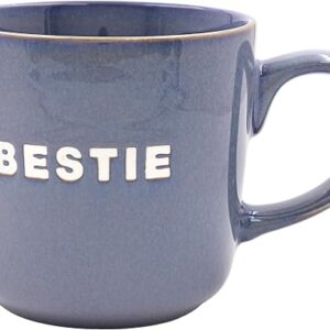 Lesser & PAVEY Bestie Reactive Glaze Mug Elements, Tea and Coffee Mugs for Hot Drinks | Fine China Printed Mugs for Kitchen & Home | Reusable Ceramic Cups for Every Occasion | Gifts for Women & Men