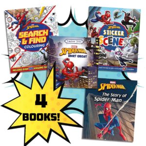 Marvel Spider-Man Story Book and Activity Book Set