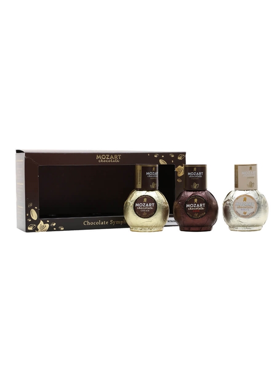 Mozart Gold, White & Black Chocolate Miniature Pack / 3x5cl