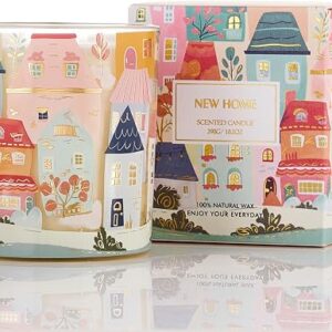 M&SENSE New Home Scent Soy Wax Candle - 290g | Natural Fragrance for Home | for Housewarming, Hostess Gifts & Home Decor