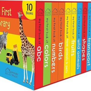 My First Library: Boxset of 10 Board Books for Kids: Boxset for Kids (Pack-1) (Early Learning)