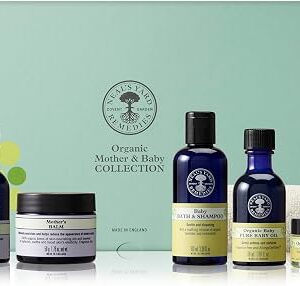 Neal's Yard Remedies Mother & Baby Collection, Gift Set For New Mums, Protects Delicate Skin, Pack of 7