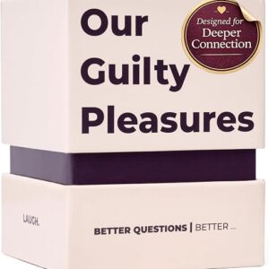 Our Guilty Pleasures Couples Game - The Best Conversation Cards For Couples - Perfect For Date Night - 120 Cards - 3 Exciting Levels