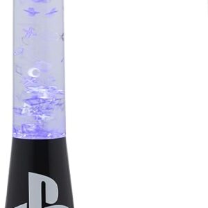 Paladone PlayStation Glitter Liquid Flow Lamp with Floating Controller Icons - Officially Licensed Sony Merchandise, Game Room Night Light Bedroom Decor
