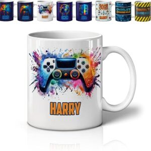 Personalised Gamer Mug – 11oz Custom Gaming Mug | Perfect for Gamers and Streamers | Console & PC Designs | Controller 3