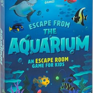 Professor Puzzle Escape from the Aquarium | Escape Room Strategy Game | Kids Ages 8-12 | 1-6 Players | Fun Puzzle Adventure for Family Game Night | Educational Problem Solving Skills | 60 Mins Approx.
