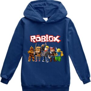 Roblox Hoodie Boys Sweatshirt YouTuber Teen PS4 Game Character Tops Girls Casual Pullover Long Sleeve T-shirt 4-13Y