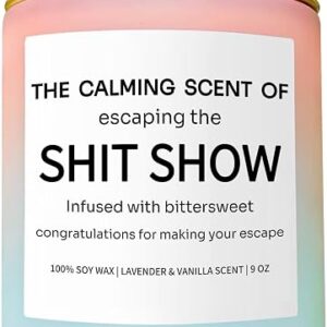 Sarcastic Candles, Going Away, Goodbye, Farewell Gifts for Coworkers - Retirement, Coworker Leaving Gifts for Colleagues Women, Men - Leaving Job, Moving Away Presents for Friends, Boss, Work Bestie