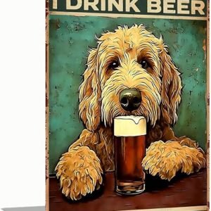 "That's What I Do - Drink Beer & Know Things" Metal Tin Sign 8x12 Inch - Pub Wall Art for Man Cave, Bars, Home Brewers - Funny Drinking Quote Tin Sign (2568)