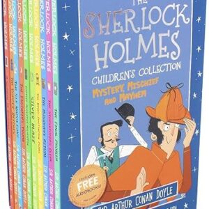 The Sherlock Holmes Children's Collection by Sir Arthur Conan Doyle - Mystery, Mischief and Mayhem (Easy Classics) 10 Books Box Set for Kids (A ... Collection Mystery, Mischief and Mayhem)