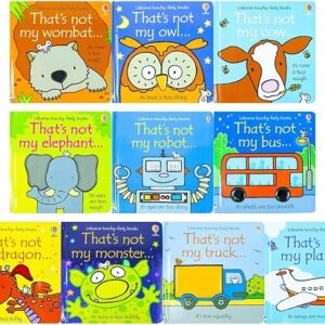 Usborne That's Not My 10 Books Collection Set Series 1 & 2 By Fiona Watt(Bus, Truck, Plane,Monster, dragon, Robot, Elephant, Owl, Cow, Wombat)