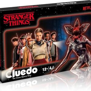 Winning Moves Stranger Things Cluedo Mystery Board Game perfect for 2–6 players and makes a great gift for fans aged 12 and up