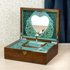 WOLF Musical Ballet Jewellery Box - Sleeping Beauty - can be Engraved or Personalised