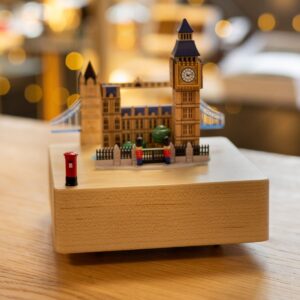 Wooderful Life London Bus Wooden Music Box